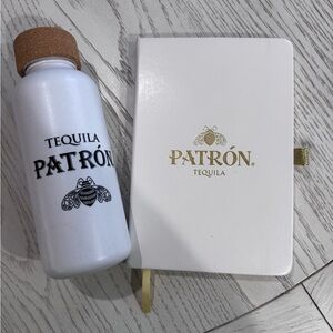 5 for $25 SALE 🎉 White and Gold Notebook with White Bottle Set